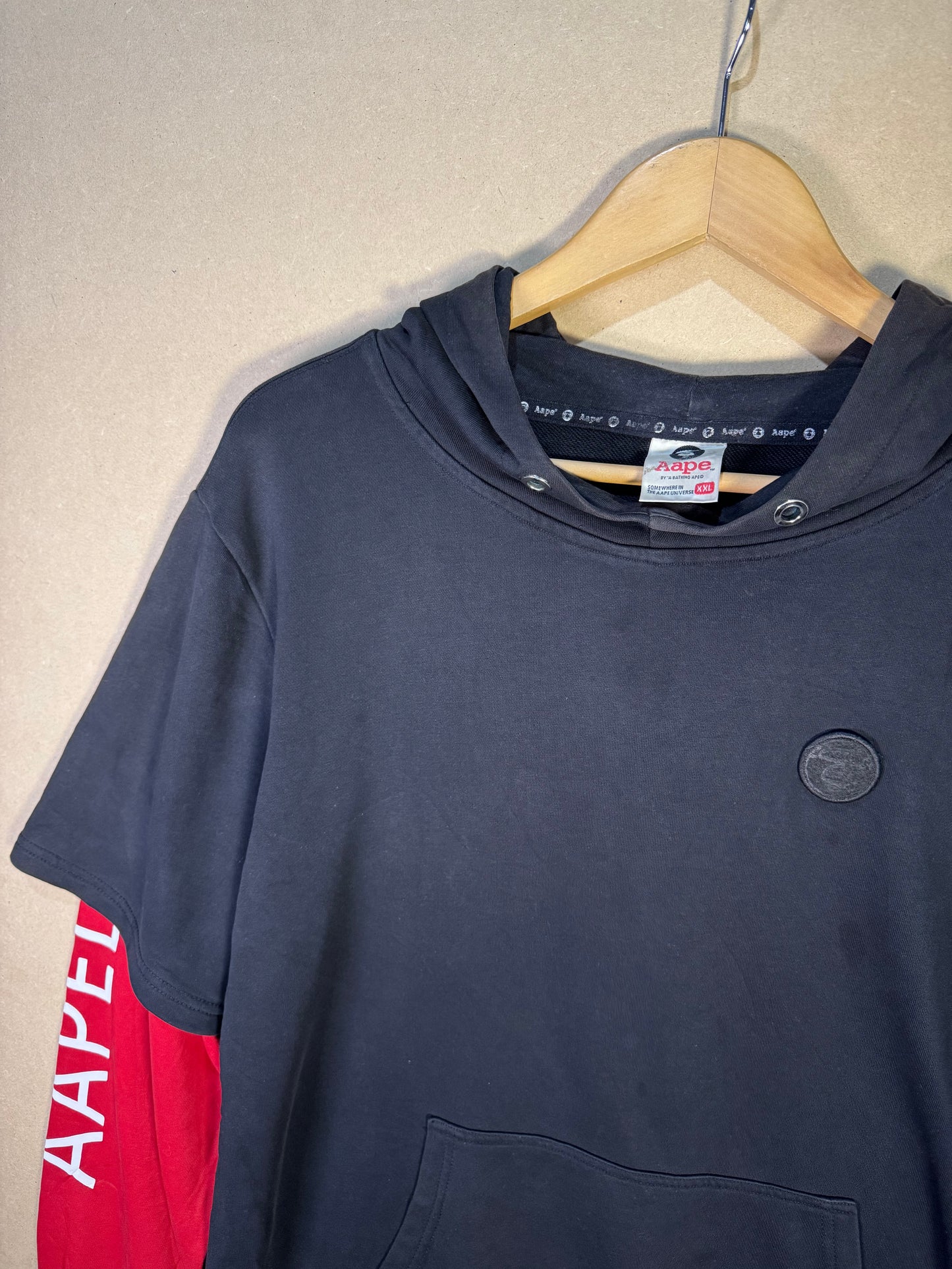 AAPE by A Bathing Ape Hoodie Red (2XL)