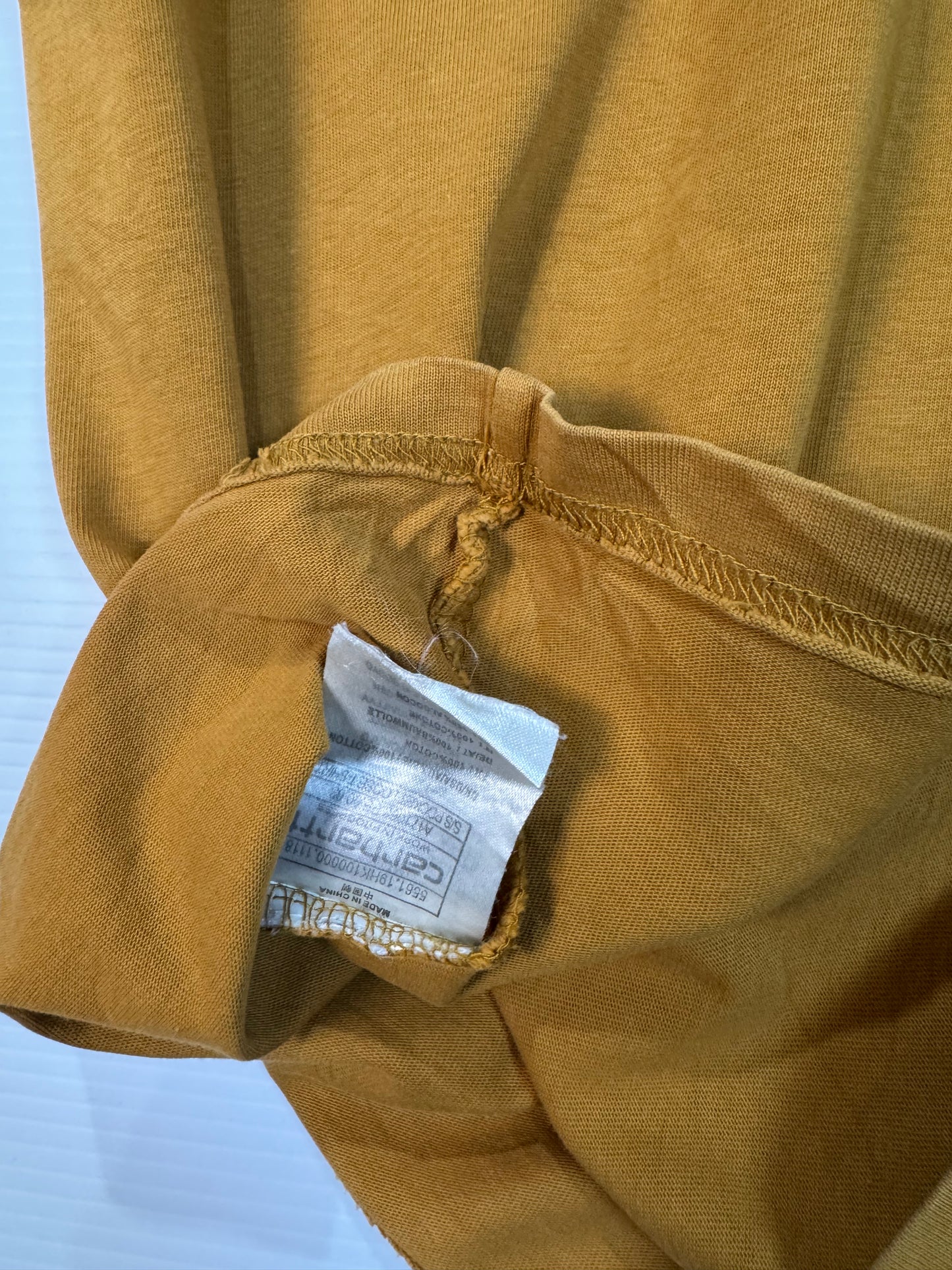 Carhartt WIP S/S Pocket Tshirt Yellow (L)