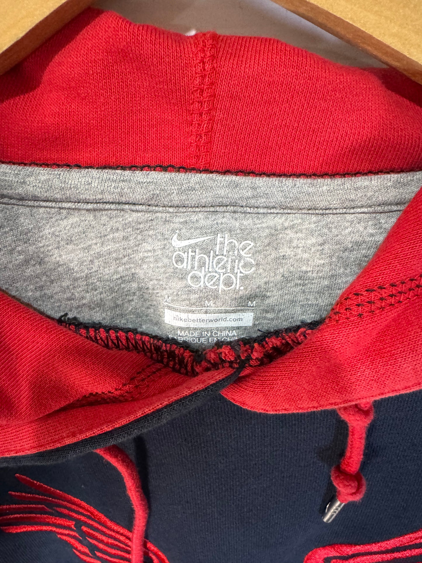 NIKE Spell Out Vintage Hoodie (M)