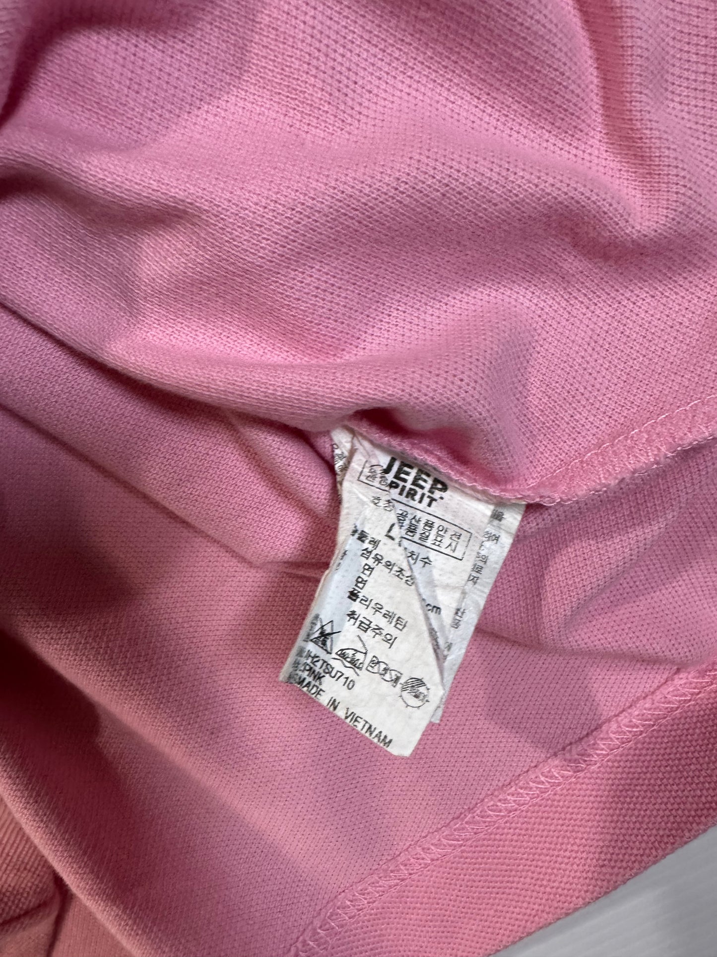 JEEP Spirit Polo Shirt Pink (L)