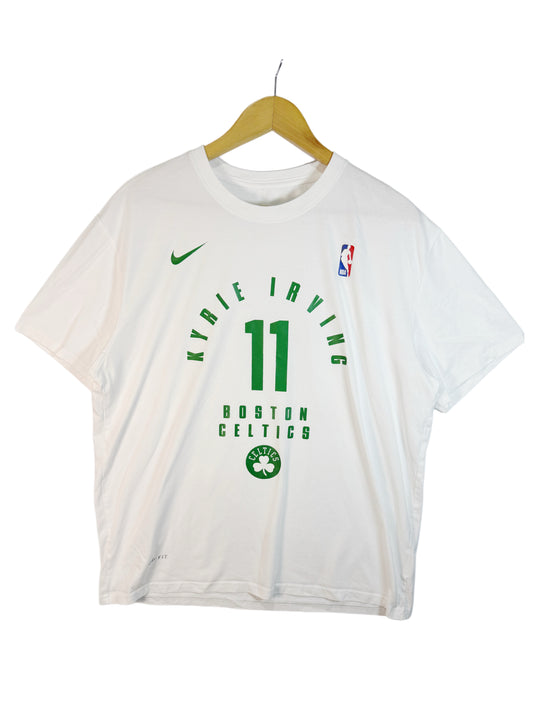 NIKE Kyrie Irving Boston Celtics Name & Number Player Tshirt (L)