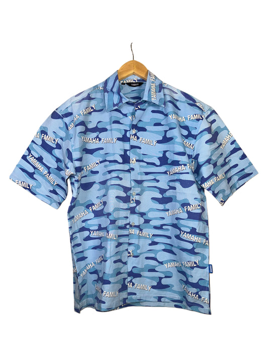 YAMAHA Camouflage Shirt Sky Blue (L)