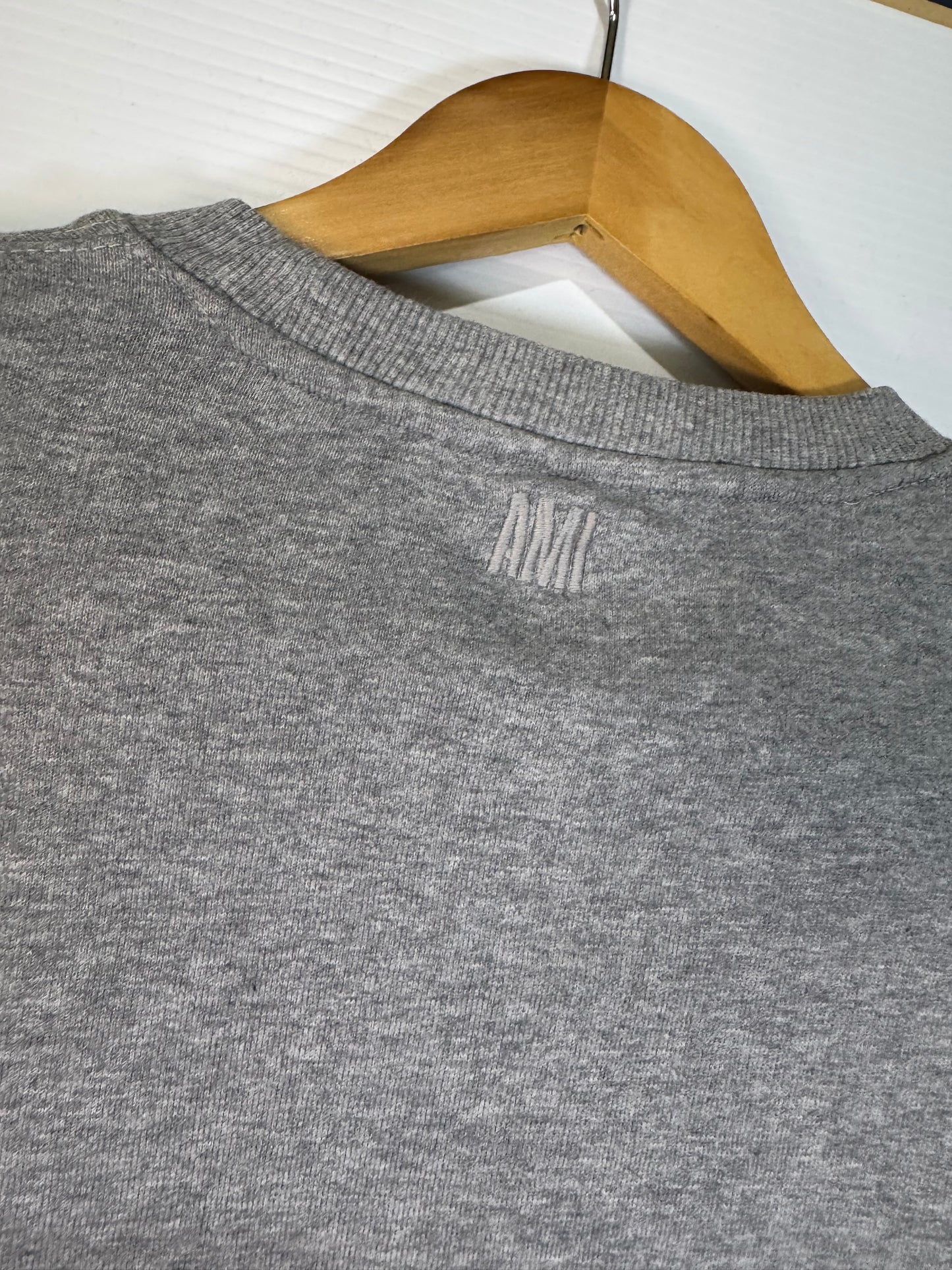 AMI Paris Ami De Coeur Sweatshirt Grey (S)