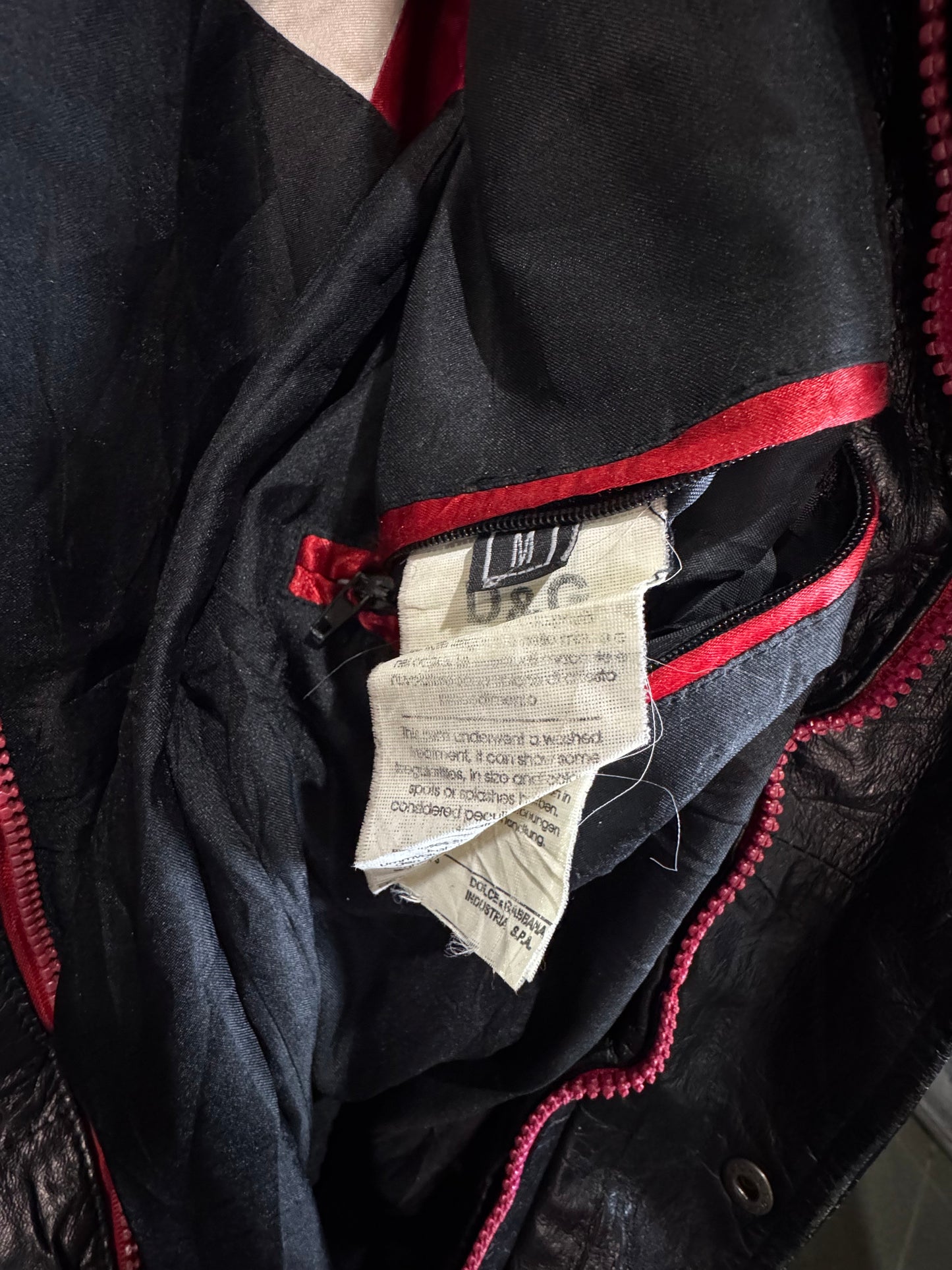 D&G Leather Jacket (M)