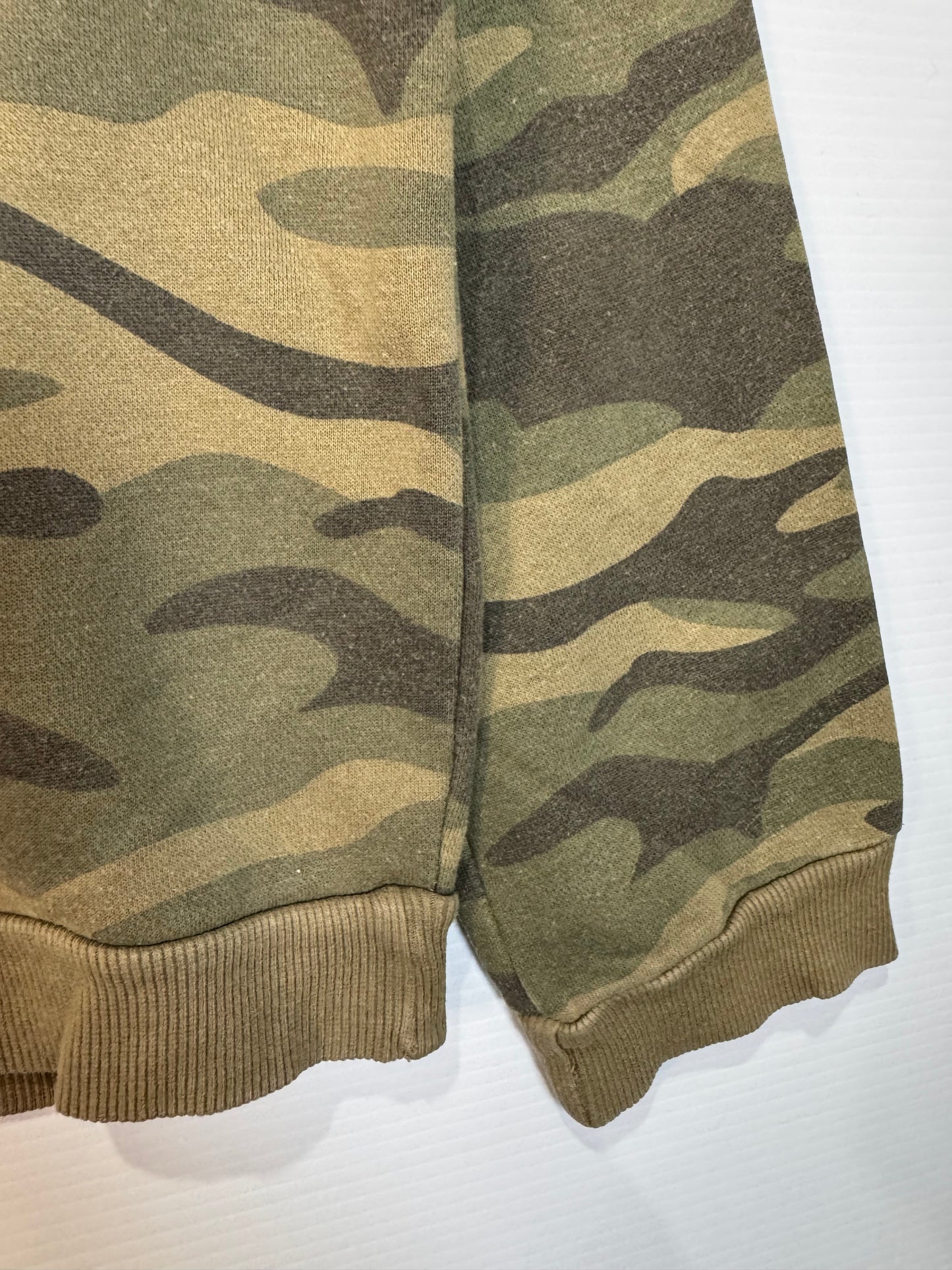 STUSSY Navy Camouflage Sweatshirt(L)