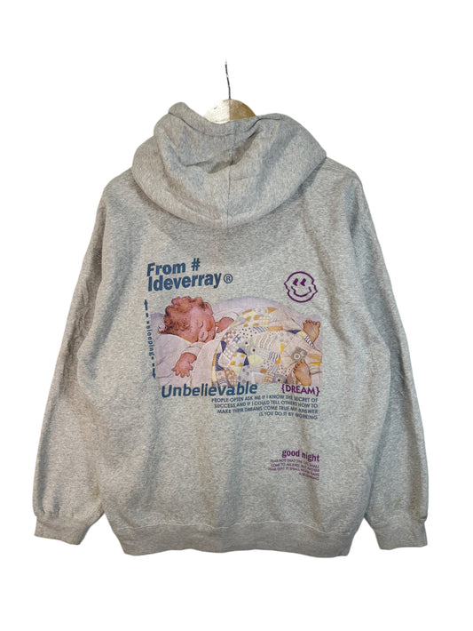 Cartoon Hoodie Grey (M-L)