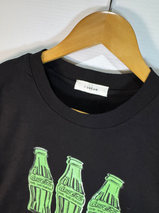 3 Bottles Cocacola Tshirt Black (M-L)