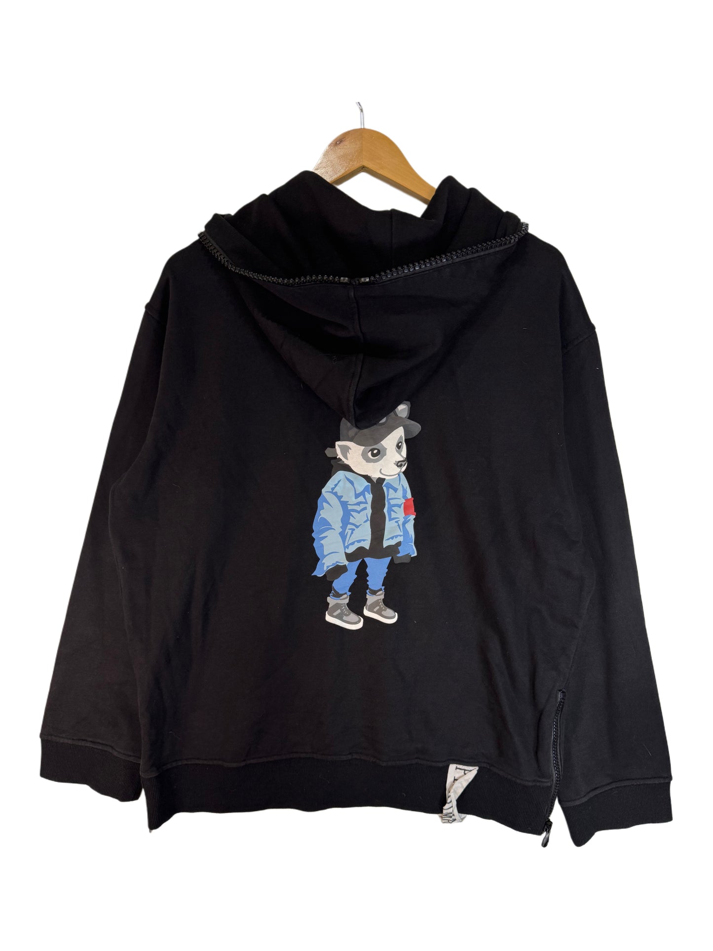 Mega Zipper Hoodie Bear Graphic (