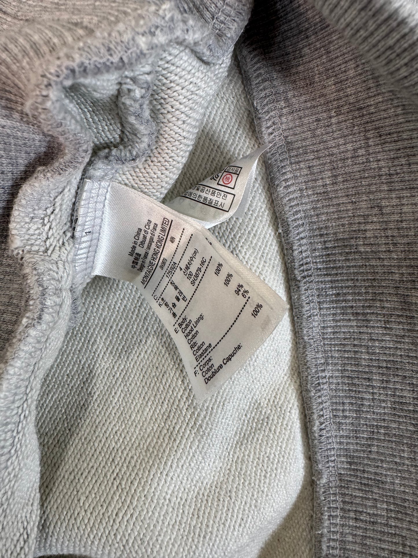 Lacoste Hoodie Crocodile Logo Grey (