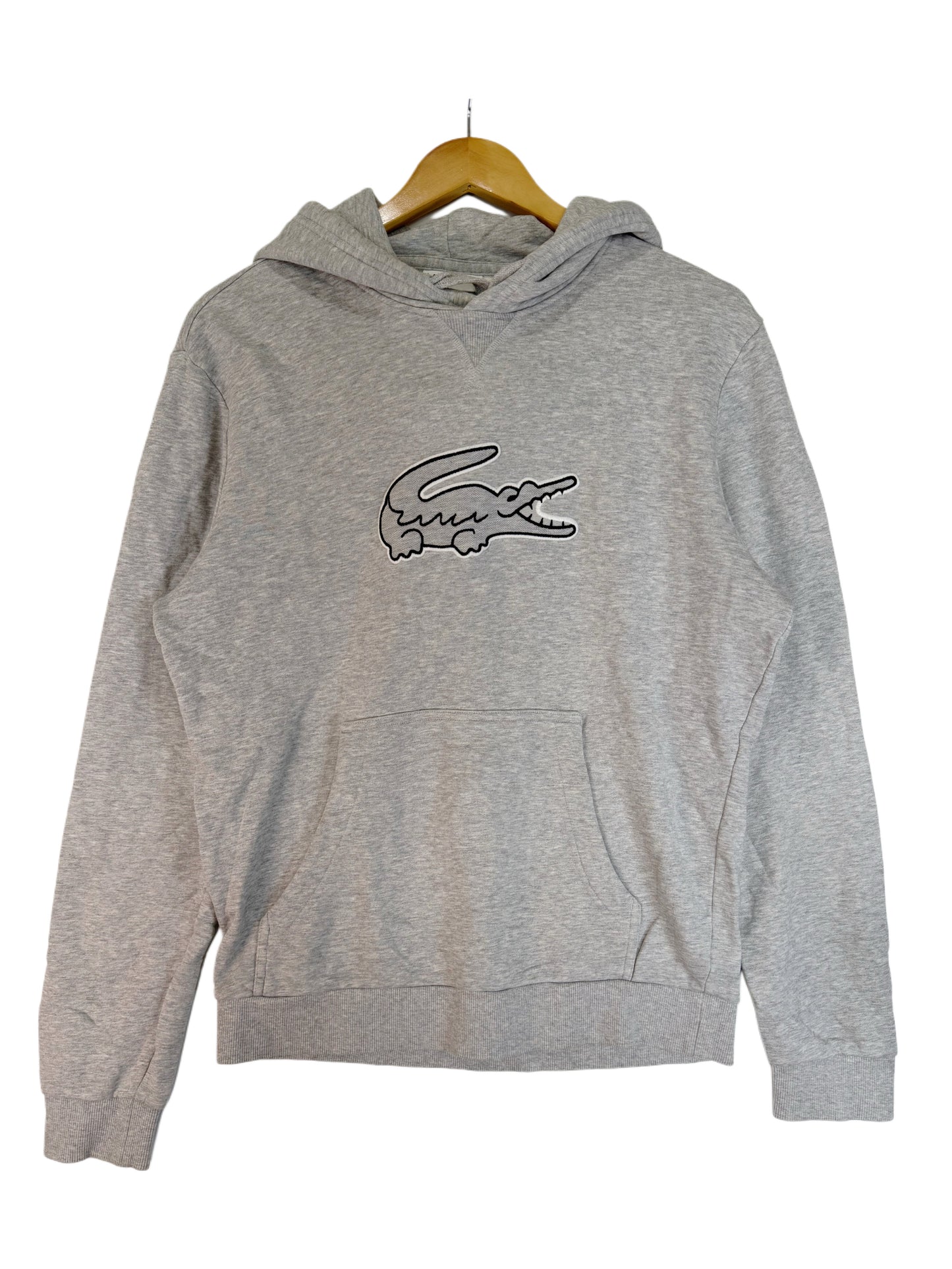 Lacoste Hoodie Crocodile Logo Grey (