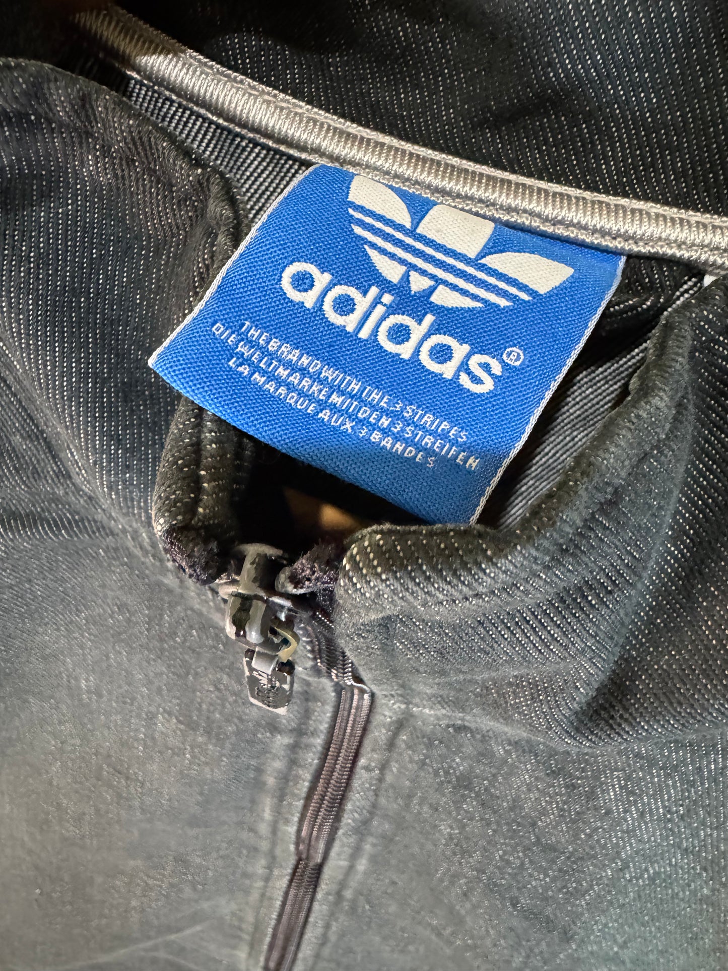 ADIDAS Adicolour First Denim Track Jacket (L)