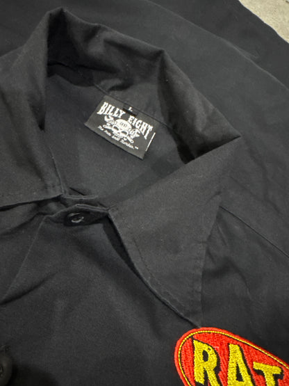 BILLY EIGHT Embroidered Graphic Shirt (L)
