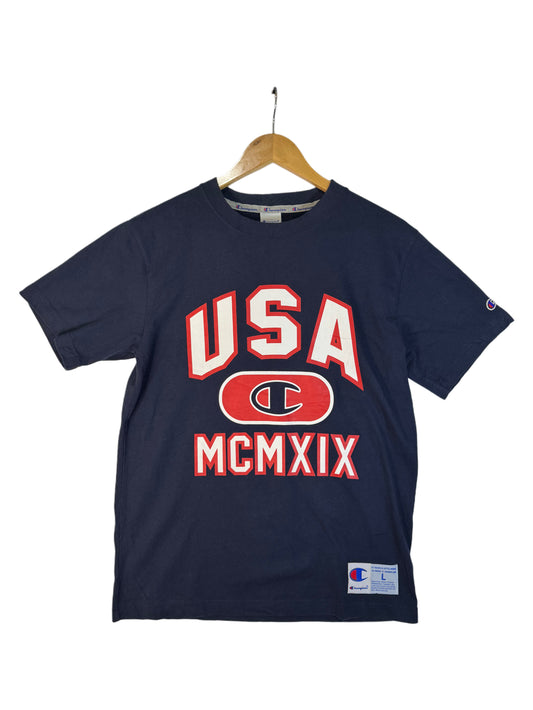 Champion Rochester MCMXIX Tshirt Navy Blue (L)