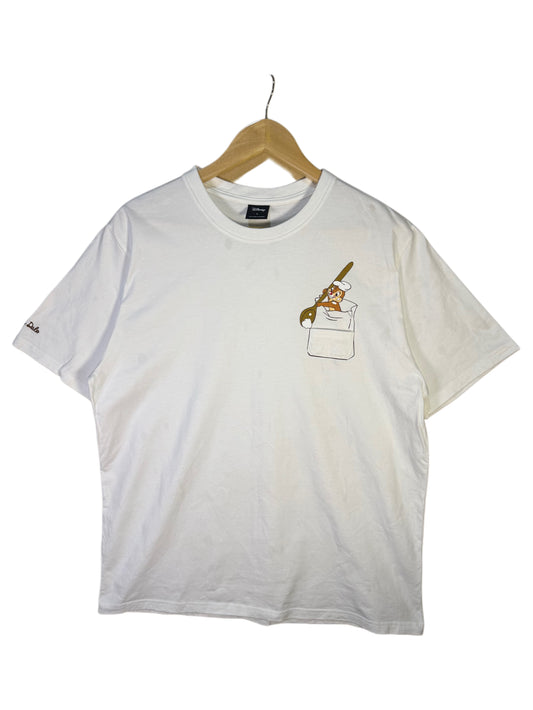 DISNEY Chipmunk Tshirt White (L)