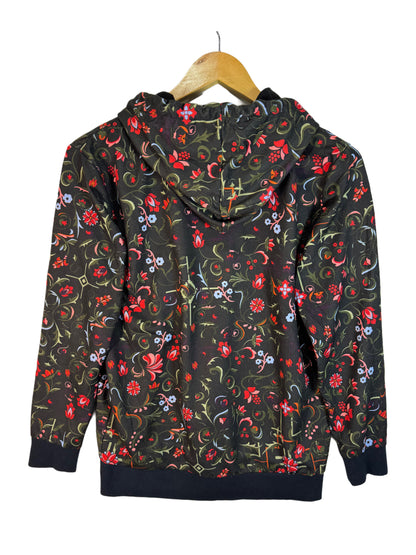 Adidas Originals Floral Hoodie Trefoil Logo (M)